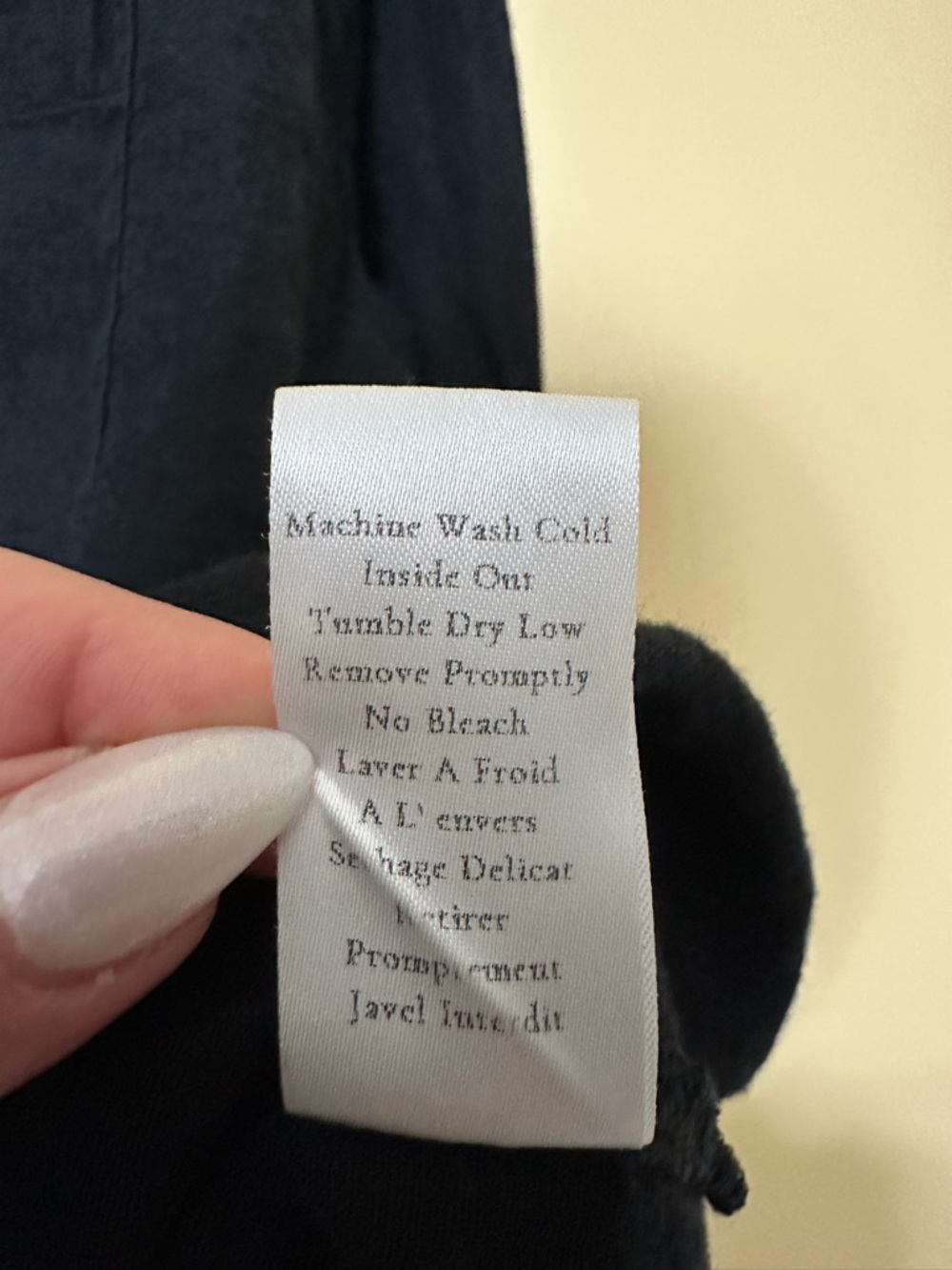 Frank & Eileen Linen Mackenzie Button Up Shirt OS Oversized Women Black - Picture 9 of 11